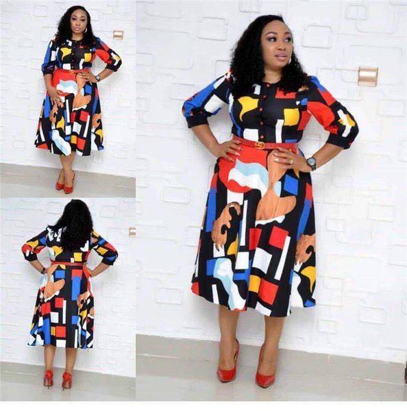 new style african women clothing dashiki fashion stretch plus size floral print with the belt dress size l xl xxl, Red
new style african women clothing dashiki fashion stretch plus size floral print with the belt dress size l xl xxl, Red