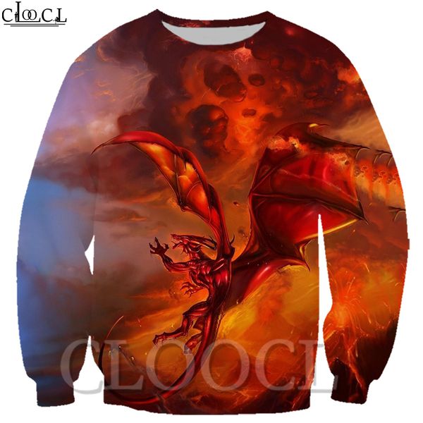 cloocl summer men's sweatshirt casual o-neck short sleeve cool dragons 3d print sweatshirt funny streetwear male clothing, Black
cloocl summer men's sweatshirt casual o-neck short sleeve cool dragons 3d print sweatshirt funny streetwear male clothing, Black