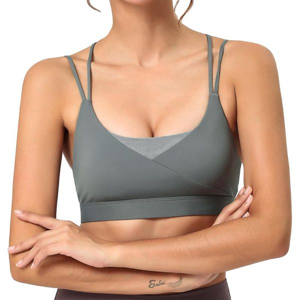 female yoga running bra sports bra without steel ring vest sports underwear, White;red
female yoga running bra sports bra without steel ring vest sports underwear, White;red
