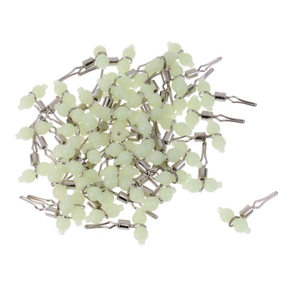 50pcs luminous 3 way fishing swivels crane clips swivels fishing line connector quick-change snap sea fishing tackle
50pcs luminous 3 way fishing swivels crane clips swivels fishing line connector quick-change snap sea fishing tackle