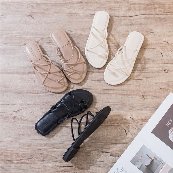 loafers female shoes rubber slippers fur flip flops cross-tied slides 2020 hawaiian soft flat summer fabric basic scandals, Black
loafers female shoes rubber slippers fur flip flops cross-tied slides 2020 hawaiian soft flat summer fabric basic scandals, Black