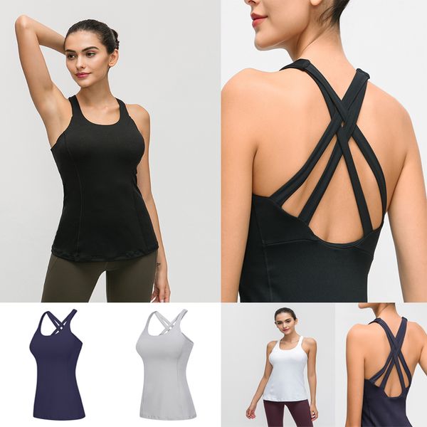 women running dancing yoga tank built in bra strappy back activewear workout tank shelf bra yoga shirts sports bra compression, White;red
women running dancing yoga tank built in bra strappy back activewear workout tank shelf bra yoga shirts sports bra compression, White;red