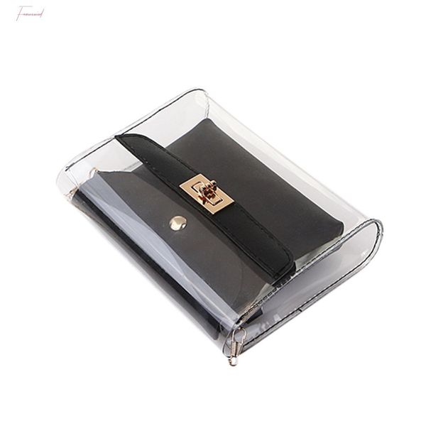 women clear fashion lady shoulders bag jelly package letter purse mobile phone messenger bag lady transparent jelly pack t1p
women clear fashion lady shoulders bag jelly package letter purse mobile phone messenger bag lady transparent jelly pack t1p