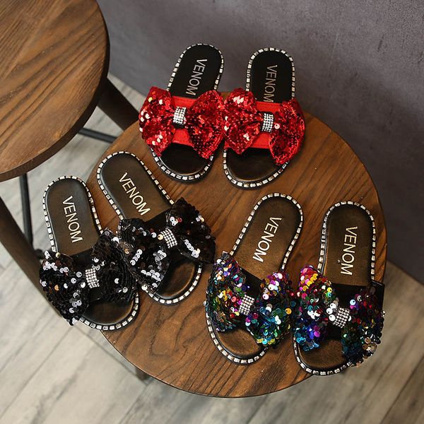 summer new sequin girls sandals princess kids shoes fashion girls slippers childrens slippers children shoes bows beach sandals a4910
summer new sequin girls sandals princess kids shoes fashion girls slippers childrens slippers children shoes bows beach sandals a4910