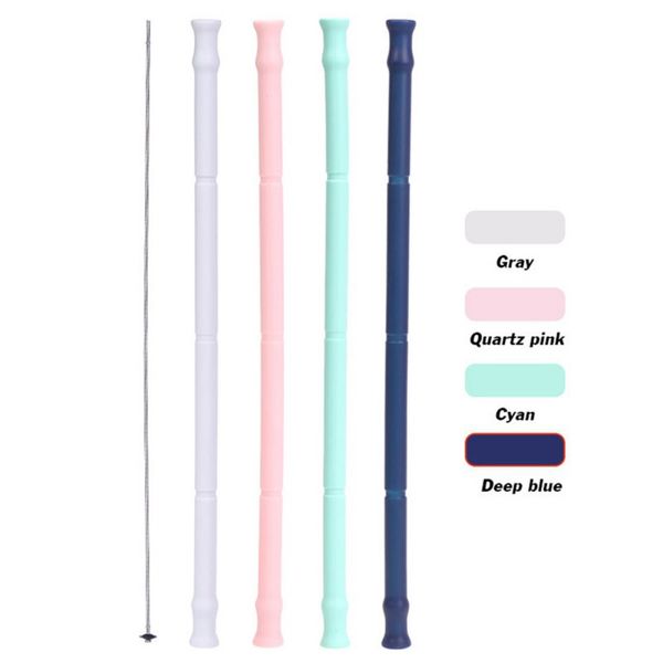 portable collapsible straw reusable foldable drinking straw with carrying case and cleaning brush for travel home office
portable collapsible straw reusable foldable drinking straw with carrying case and cleaning brush for travel home office