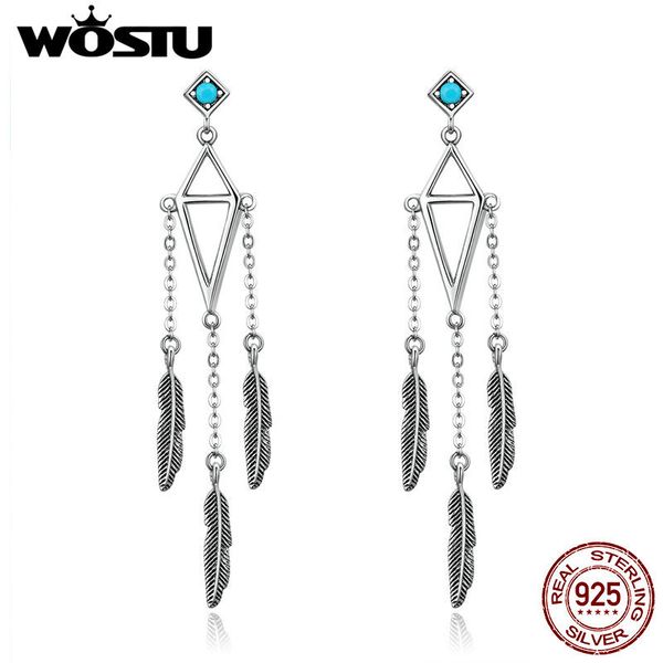 wostu real 925 sterling silver wind chimes of feather drop earrings for women long dangle earrings silver party jewelry cqe529
wostu real 925 sterling silver wind chimes of feather drop earrings for women long dangle earrings silver party jewelry cqe529