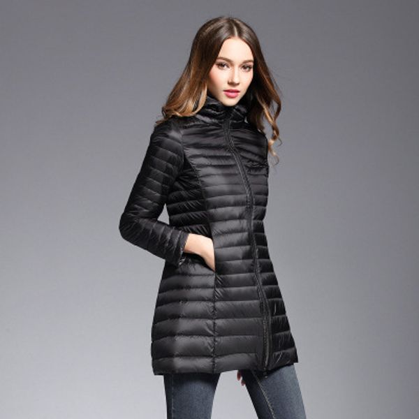 ultra light white duck down coat women solid color short thin jacket autumn winter 2019 warm slim outwear clothing, Black
ultra light white duck down coat women solid color short thin jacket autumn winter 2019 warm slim outwear clothing, Black
