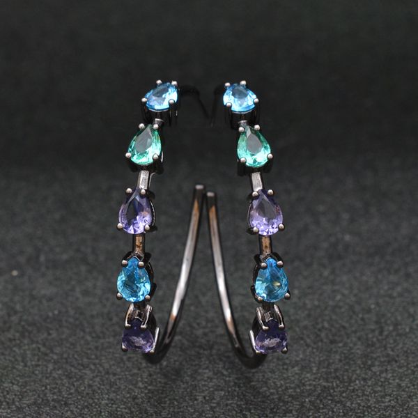 wholesaler handmade lady popular simple new design round cut cubic zirconia funky earrings, Golden
wholesaler handmade lady popular simple new design round cut cubic zirconia funky earrings, Golden