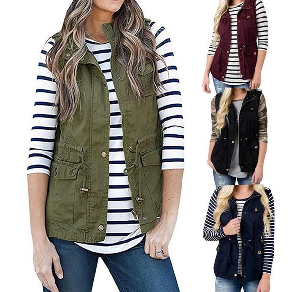 women fashion elegant office lady pocket coat sleeveless vests jacket outwear casual brand waistcoat colete feminino mj73, Black;white
women fashion elegant office lady pocket coat sleeveless vests jacket outwear casual brand waistcoat colete feminino mj73, Black;white