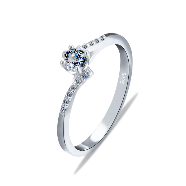 wholesale ring for women jewelry sterling silver engagement fashion prongs ring female wedding with box s925, Golden;silver
wholesale ring for women jewelry sterling silver engagement fashion prongs ring female wedding with box s925, Golden;silver