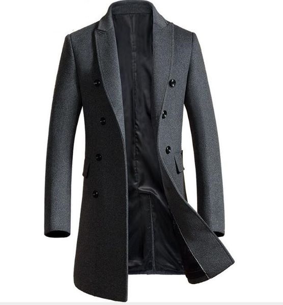 new men's fashion pure color leisure trench long double-breasted woolen cloth dust coat mens wool blends coat, Tan;black
new men's fashion pure color leisure trench long double-breasted woolen cloth dust coat mens wool blends coat, Tan;black