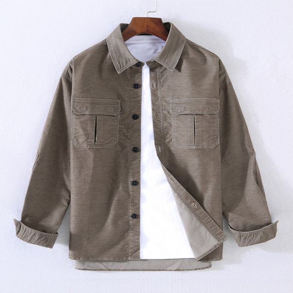 men's casual shirts mens spring autumn fashion long-sleeved shirt coat men cotton vintage loose jacket male clothes, White;black
men's casual shirts mens spring autumn fashion long-sleeved shirt coat men cotton vintage loose jacket male clothes, White;black