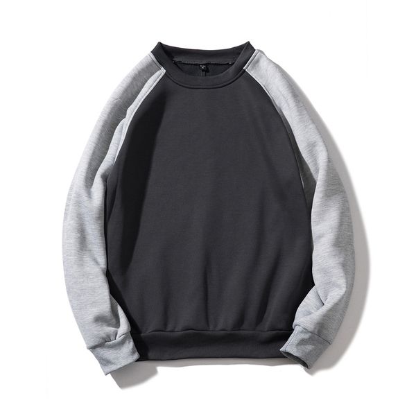 

tfetters fashion brand sweatshirts men 2019 autumn male casual pullover streetwear sweatshirt men o-neck splice eu size s-2xl, Black
