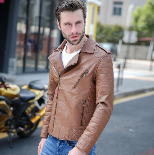 jackets men slim fit casual outwear bomber jacket winderbreaker pu motorcycle leather jackets male fashion plus velvet fur #d78, Black
jackets men slim fit casual outwear bomber jacket winderbreaker pu motorcycle leather jackets male fashion plus velvet fur #d78, Black