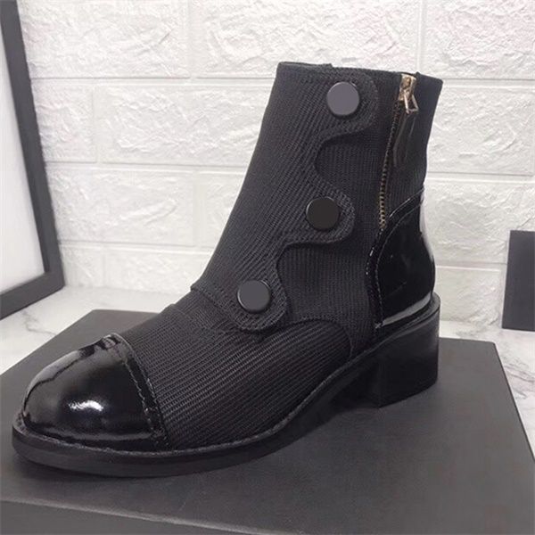 luxury women black calfskin leather ankle boot lace-ups patent martin ankle boots designer shoes patent cap toe ankle booties us10
luxury women black calfskin leather ankle boot lace-ups patent martin ankle boots designer shoes patent cap toe ankle booties us10