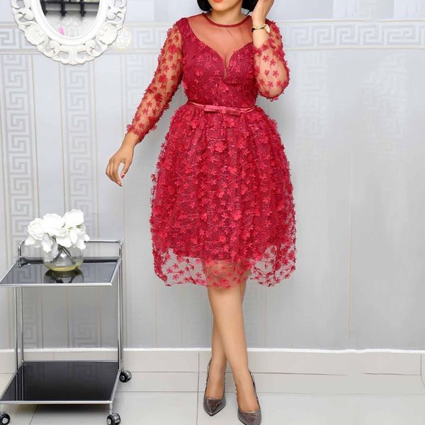 african women clothing shiny red a line high waist belted mesh patchwork ladies party wedding evening vintage midi dress, Black;gray
african women clothing shiny red a line high waist belted mesh patchwork ladies party wedding evening vintage midi dress, Black;gray