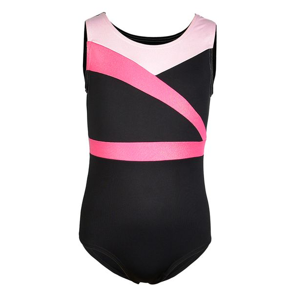 kids girls shiny gymnastics ballet dance leotards sleeveless black pink spliced design stretch sport gym costume, Blue
kids girls shiny gymnastics ballet dance leotards sleeveless black pink spliced design stretch sport gym costume, Blue