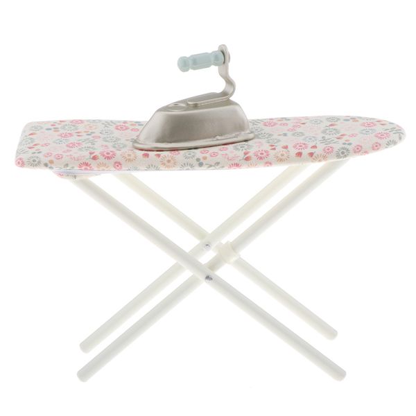 1/6 Scale Mini Ironing Board Kit Model Miniature Furniture For Dollhouse