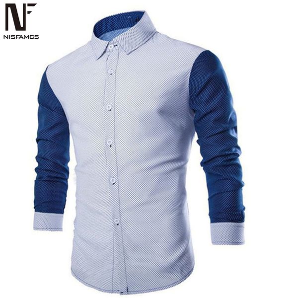 polka dot men shirt fashion patchwork style party blusa young man streetwear blusa long sleeve man turn-down collar autumn, White;black
polka dot men shirt fashion patchwork style party blusa young man streetwear blusa long sleeve man turn-down collar autumn, White;black