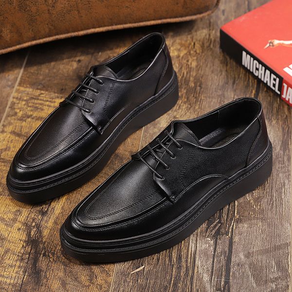 new design men casual business office formal dress cow leather shoes black platform shoe gentleman sneakers zapatos de hombre
new design men casual business office formal dress cow leather shoes black platform shoe gentleman sneakers zapatos de hombre
