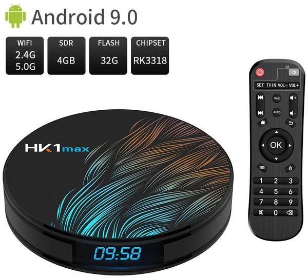 android box 9.0 hk1 max 4gb/32gb quad-core 64bit 2.4ghz 5.0ghz wifi bt 4.0 hdmi 4k vp9 3d smart tv box
android box 9.0 hk1 max 4gb/32gb quad-core 64bit 2.4ghz 5.0ghz wifi bt 4.0 hdmi 4k vp9 3d smart tv box