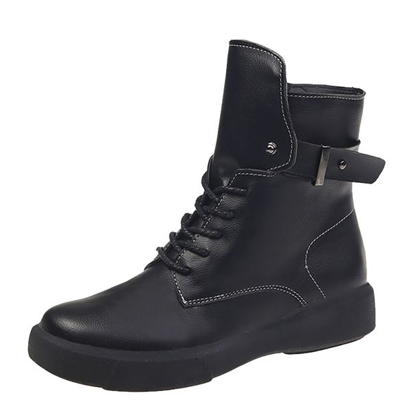 белые кожаные сапоги женские моды досуг lace-up пряжка клинья каблуки короткие сапоги леди зимняя обувь botas mujer обувь, Black
белые кожаные сапоги женские моды досуг lace-up пряжка клинья каблуки короткие сапоги леди зимняя обувь botas mujer обувь, Black