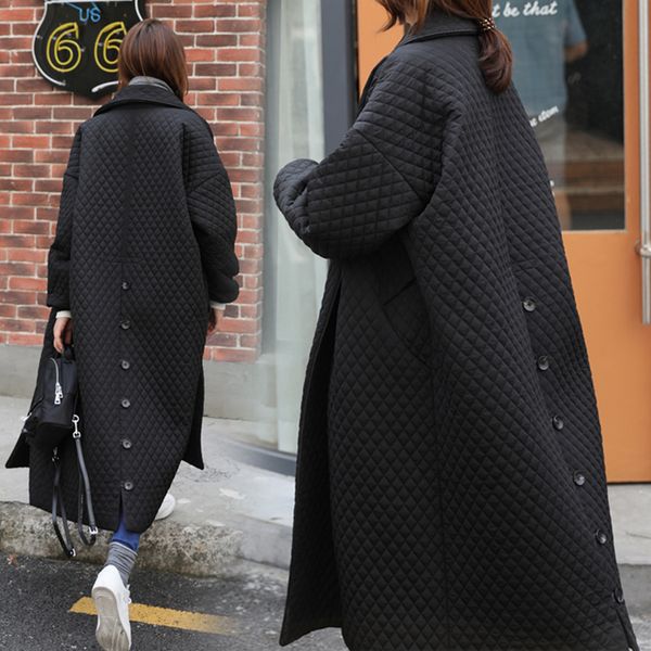 2019 winter black long coat women outwear jackets single breasted fashion basic loose oversize women parka jacket
2019 winter black long coat women outwear jackets single breasted fashion basic loose oversize women parka jacket