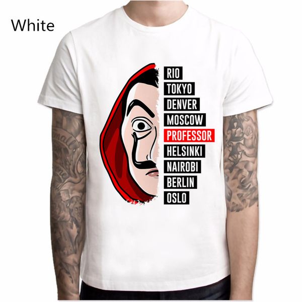 summer t shirt print la casa de papel t shirt money heist tees tv series tshirts men house of paper polyester t-shirt, White;black
summer t shirt print la casa de papel t shirt money heist tees tv series tshirts men house of paper polyester t-shirt, White;black
