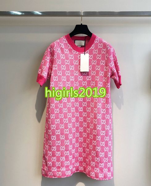 high end women girls knit shirt dress jacquard all-over letter jacquard crew neck short sleeve stretch skirt fashion womens tight skirt, Black
high end women girls knit shirt dress jacquard all-over letter jacquard crew neck short sleeve stretch skirt fashion womens tight skirt, Black