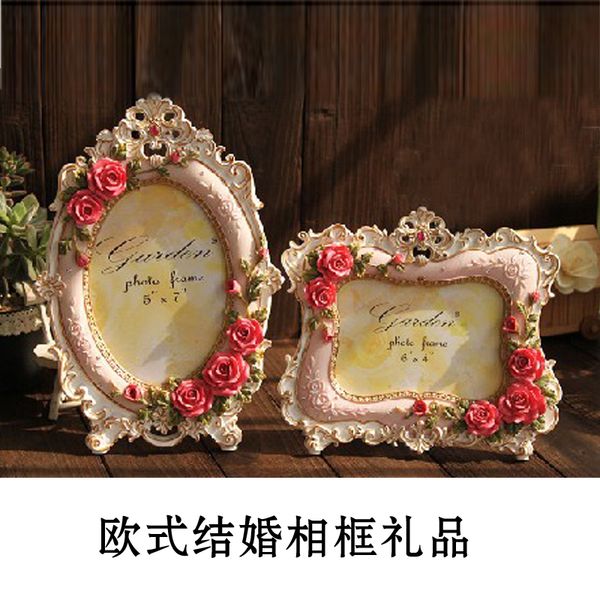 6 7inch rose resin p frame rustic fashion picture frame decoration