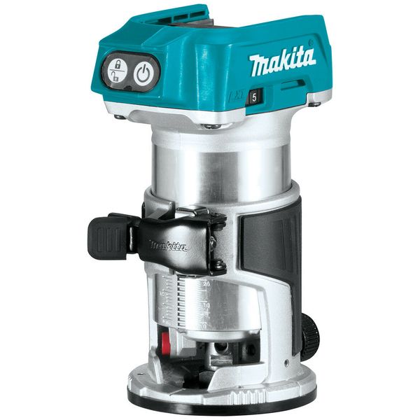 Makita xtr01z 18 volt 1 4 inch cordle bru hle compact router bare tool 
Makita xtr01z 18 volt 1 4 inch cordle bru hle compact router bare tool