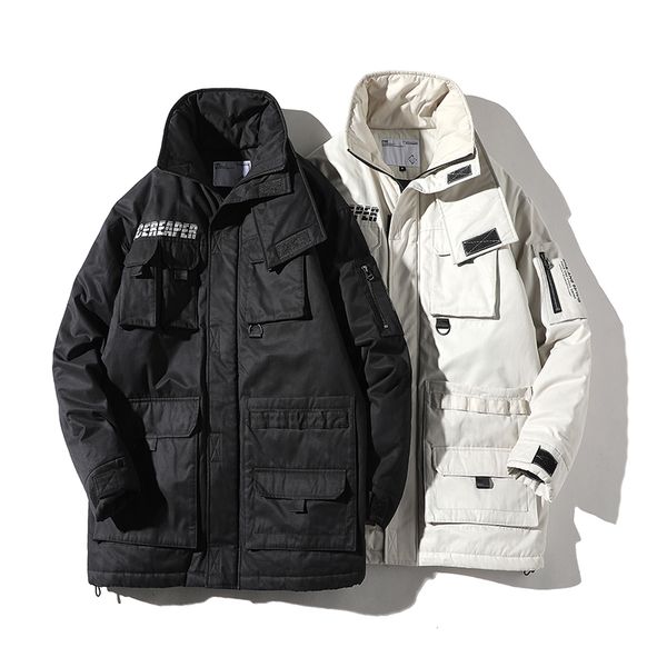 men winter new stand collar cargo parkas jacket male casual cotton padded coat streetwear long warm think jacket overcoat, Tan;black
men winter new stand collar cargo parkas jacket male casual cotton padded coat streetwear long warm think jacket overcoat, Tan;black