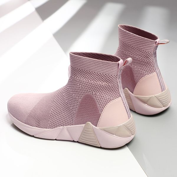 men sock shoes women high sport boots light soft gymnastics female couple tennis sock shoes athletic trainers tenis feminino, Black
men sock shoes women high sport boots light soft gymnastics female couple tennis sock shoes athletic trainers tenis feminino, Black