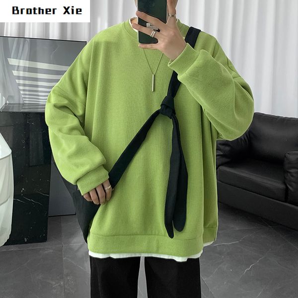 fashion solid color round neck hoodies lovers jacket tide men's casual sweatshirt men, Black
fashion solid color round neck hoodies lovers jacket tide men's casual sweatshirt men, Black