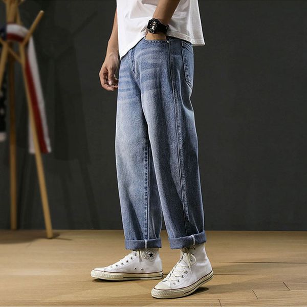 fashion streetwear men jeans loose fit retro blue harem pants size s-4xl youth streetwear korean style hip hop jeans men
fashion streetwear men jeans loose fit retro blue harem pants size s-4xl youth streetwear korean style hip hop jeans men