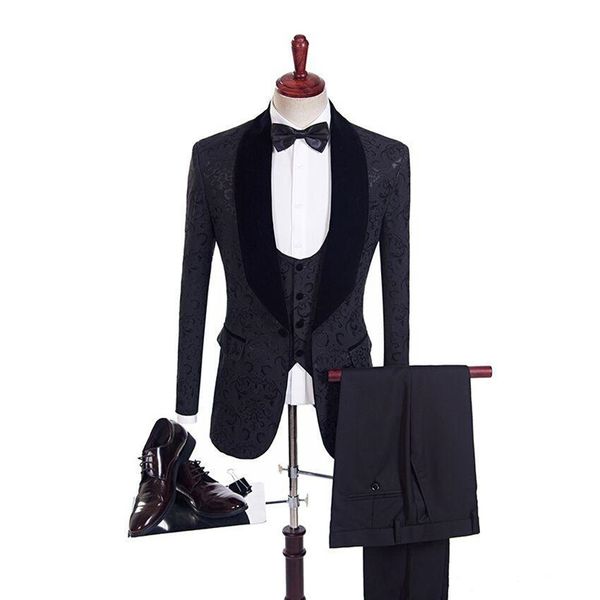new one button jacquard groomsmen shawl lapel groom tuxedos men suits wedding/prom/dinner man blazer(jacket+pants+tie+vest) 490, Black;gray
new one button jacquard groomsmen shawl lapel groom tuxedos men suits wedding/prom/dinner man blazer(jacket+pants+tie+vest) 490, Black;gray