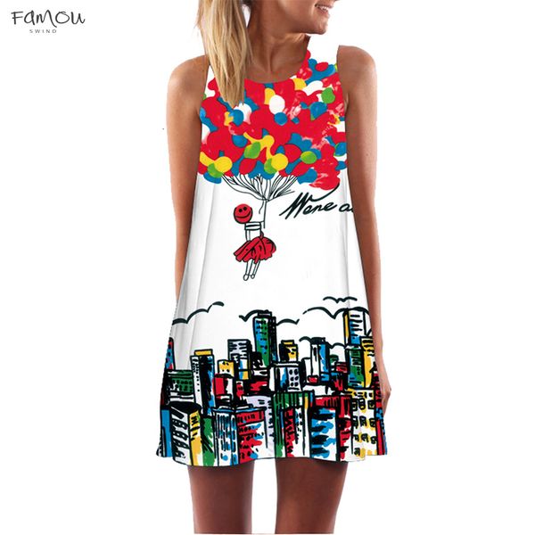 Ete Femme Summer Dress Women New Arrival Cute Boho Short Dress Digital Print Casual Loose Mini Chiffon Dresses Designer Clothes
Ete Femme Summer Dress Women New Arrival Cute Boho Short Dress Digital Print Casual Loose Mini Chiffon Dresses Designer Clothes