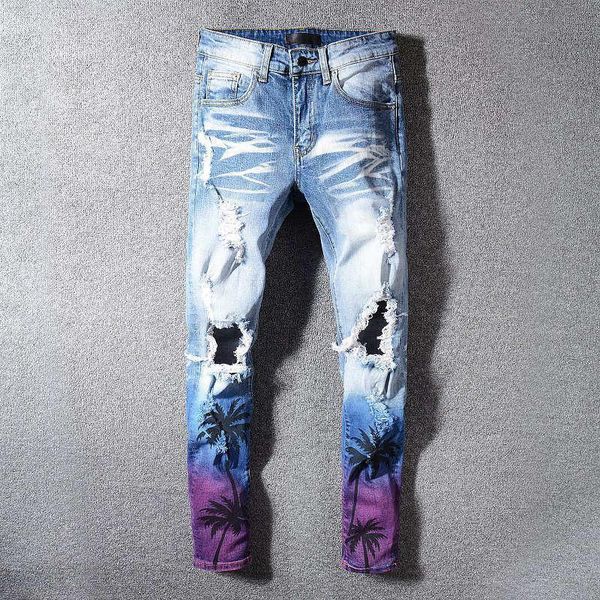 mens designer jeans distressed zipper ripped jeans fashion men women denim pants size 28-40, Blue
mens designer jeans distressed zipper ripped jeans fashion men women denim pants size 28-40, Blue