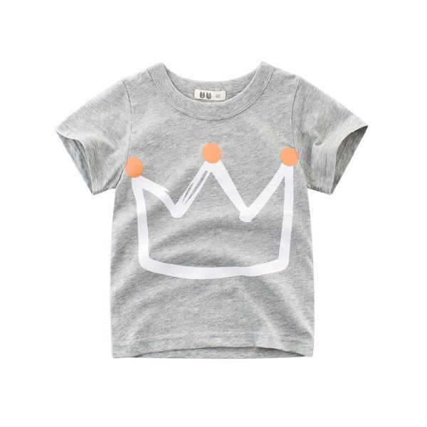 children summer t shirt baby boys girls crown print short sleeve cotton tshirts for boys girls kids shirts 1-10 years, Blue
children summer t shirt baby boys girls crown print short sleeve cotton tshirts for boys girls kids shirts 1-10 years, Blue