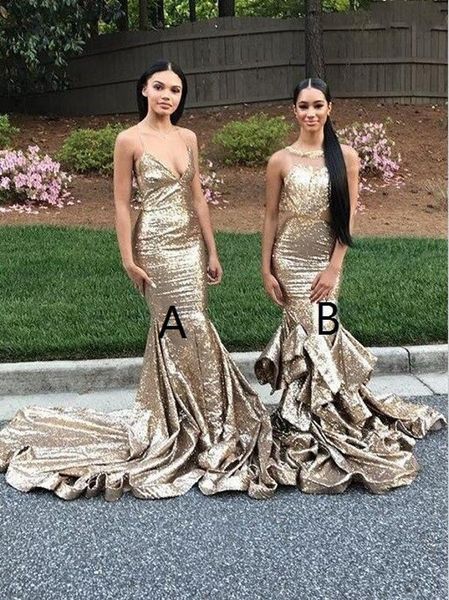 simple mermaid prom dresses custom made sequins v neck spaghetti strap formal evening dresses ruffles cocktail party gowns, Black
simple mermaid prom dresses custom made sequins v neck spaghetti strap formal evening dresses ruffles cocktail party gowns, Black