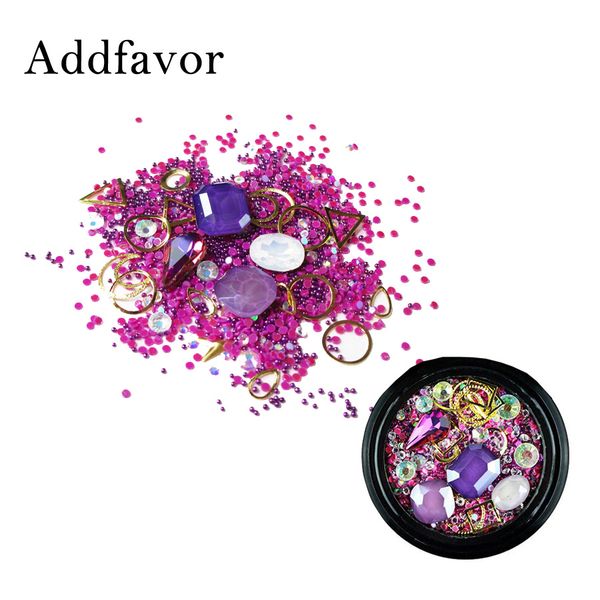 addfavor nail rhinestone charm gem microbeads hollow geometry rivet studs shiny diamond 3d art accessories manicure tools, Silver;gold
addfavor nail rhinestone charm gem microbeads hollow geometry rivet studs shiny diamond 3d art accessories manicure tools, Silver;gold