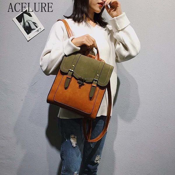 acelure women backpack pu leather female vintage black students shchool bag lady multifunction backpack schoolbags
acelure women backpack pu leather female vintage black students shchool bag lady multifunction backpack schoolbags