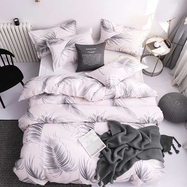 fashion nordic style bedding set leaf pattern duvet cover set pillowcase bedclothes bed linen euro
fashion nordic style bedding set leaf pattern duvet cover set pillowcase bedclothes bed linen euro