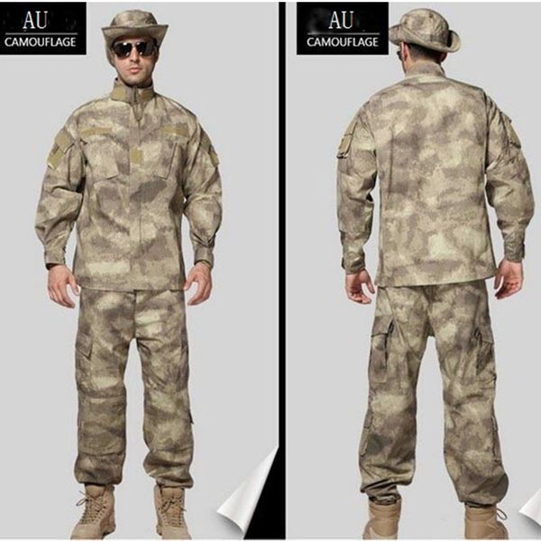 us men outdoor breathable secret collar army camouflage combat uniform set apparel suit hunting camo clothing
us men outdoor breathable secret collar army camouflage combat uniform set apparel suit hunting camo clothing