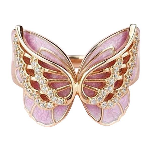 crystal butterfly 18k gold finger ring women romantic wedding jewelry gift, Slivery;golden
crystal butterfly 18k gold finger ring women romantic wedding jewelry gift, Slivery;golden