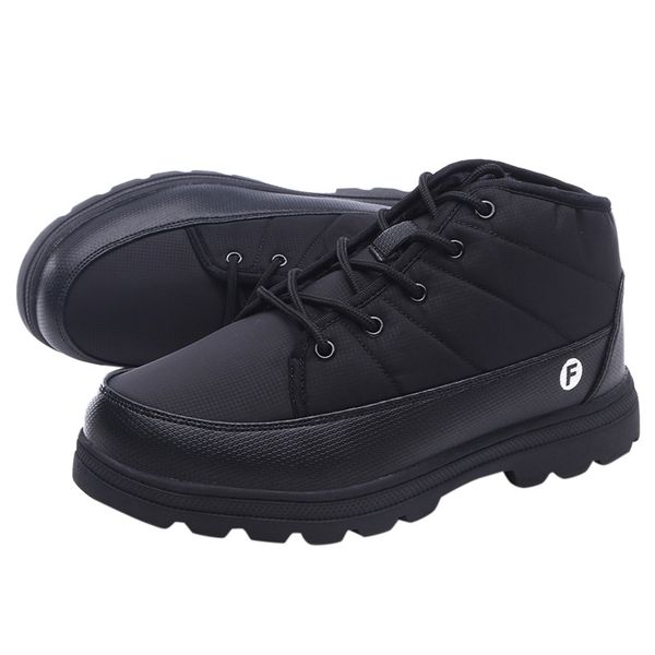 women's round toe flat retro snow boots women waterproof shoes lace-up shoes middle heels single zapatos de mujer 2019, Black
women's round toe flat retro snow boots women waterproof shoes lace-up shoes middle heels single zapatos de mujer 2019, Black