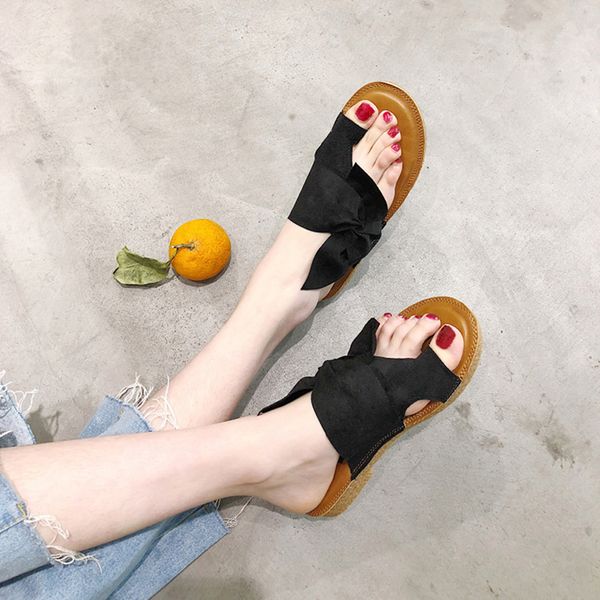 2020 new vrouwen zomer slippers mode solid vlinder-knoop vrouwen schoenen slippers ongedwongen strand dames plus size, Black
2020 new vrouwen zomer slippers mode solid vlinder-knoop vrouwen schoenen slippers ongedwongen strand dames plus size, Black
