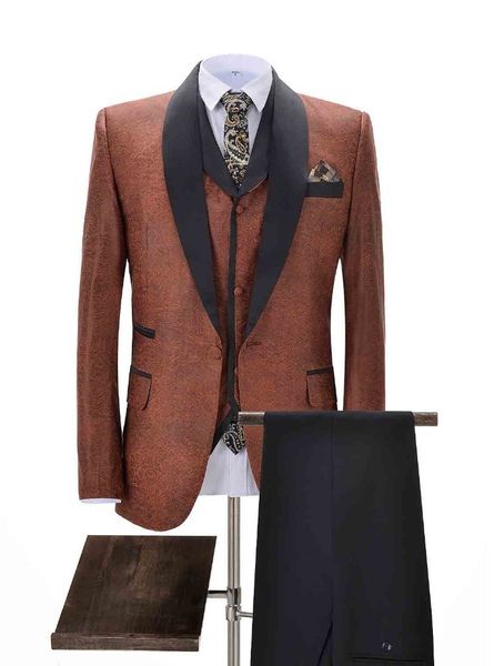 2020new man's camel suit 3 pieces shawl lapel fashion man suit slim fit one button tuxedos for wedding(blazer+vest+pants, White;black
2020new man's camel suit 3 pieces shawl lapel fashion man suit slim fit one button tuxedos for wedding(blazer+vest+pants, White;black