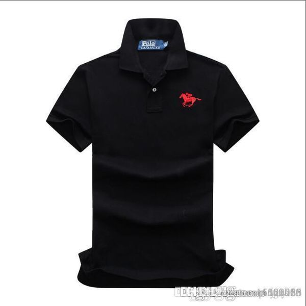 men's polo shirt business golf sport half sleeve cotton horse embroidery short sleeve t shirt men's wear, White;black
men's polo shirt business golf sport half sleeve cotton horse embroidery short sleeve t shirt men's wear, White;black