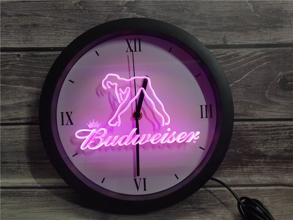 0e133 budweiser exotic dancer stripper bar app rgb led neon light signs wall clock
0e133 budweiser exotic dancer stripper bar app rgb led neon light signs wall clock
